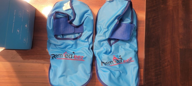 Remedeez Hot + Cold Gel Slippers Heat Therapy