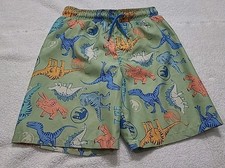 Jurassic World Little Boys 5T Dinosaur Swim Shorts Trunks
