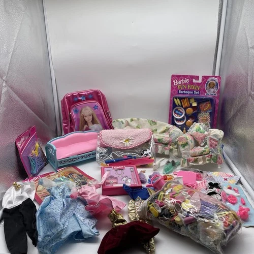 VTG Barbie And Kelly Accessories And Furniture Lot