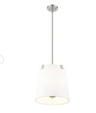 Z-Lite 3501P13-BN Weston 3 Light 13 inch Brushed Nickel Pendant Ceiling Light