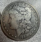 Morgan Silver Dollar Coin 1900 O Good Shape Ungraded