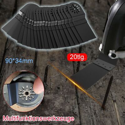 20tlg. Multitool Zubehör Sägeblatt-Set Metall Holz für Multimaster Fein Bosch DE