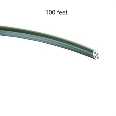 100 feet Syringe Tubing, 2 Hole, Asepsis Straight Dark Surf Dental Tube DCI
