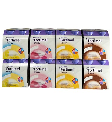 Fortimel Energy Mischkarton 32 x 200 ml Hochkalorische Trinknahrung Glutenfrei