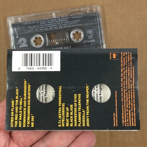 BLUE OYSTER CULT Cassette Tape Metal Prog CAREER OF EVIL DONT FEAR THE REAPER - Picture 4 of 5
