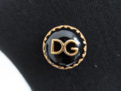 NWOT Dolce & Gabbana Black Peacoat DG Logo Buttons $1,850 | eBay
