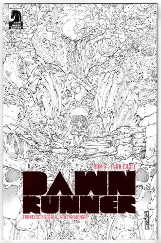 DAWNRUNNER #5- 1:10 EVAN CAGLE FOIL LETTER VARIANT- RAM V- DARK HORSE