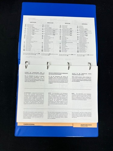 Ferrari Testarossa 1990 Spare Parts Catalogue - Print #9595990269 - MarParts - Picture 3 of 4