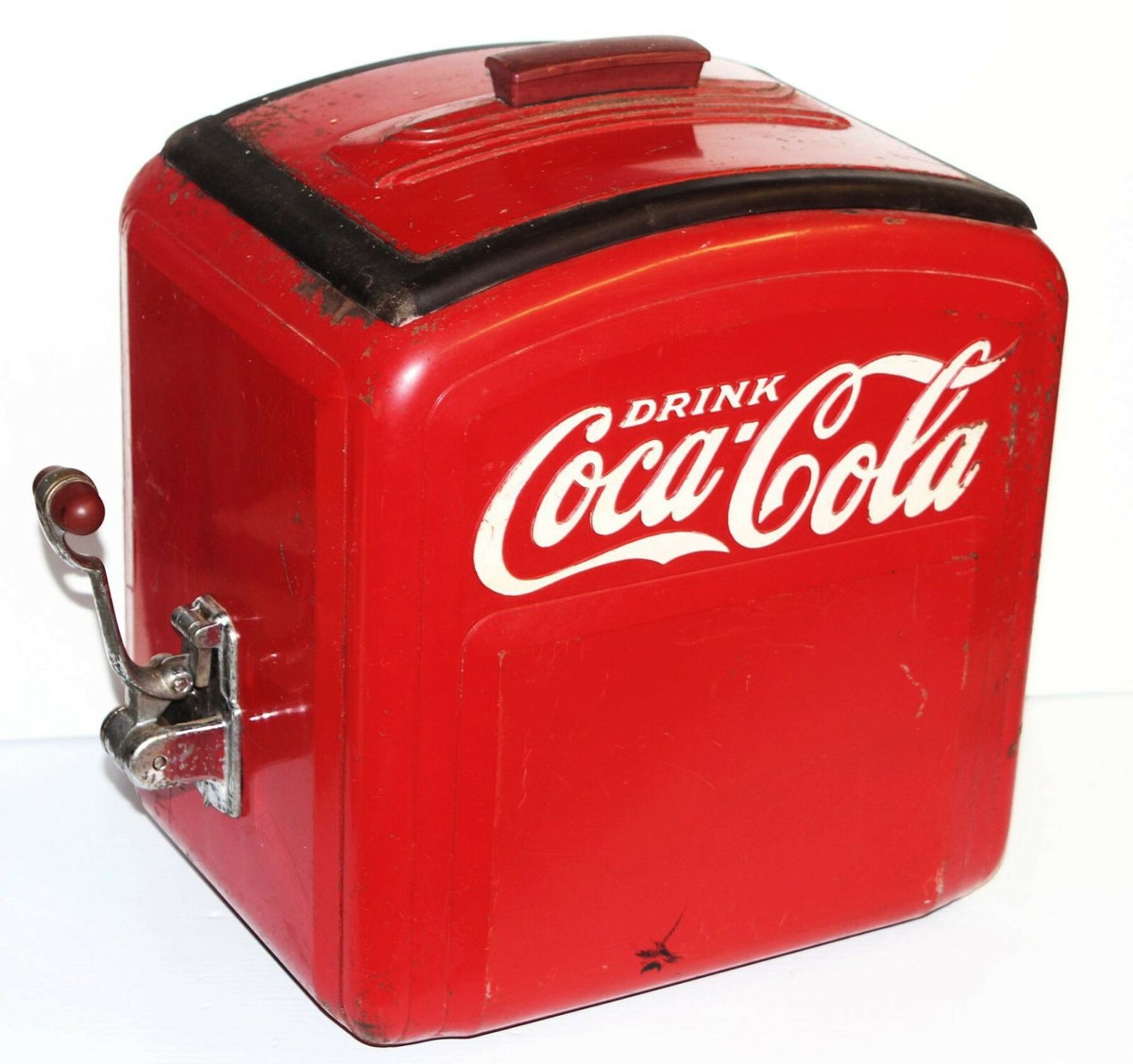 Vintage 1930s 1940s Coca Cola Original Syrup Dispenser Coke Red