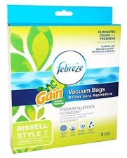 Febreze x3 VACUUM BAGS BISSELL 7 Premium Allergen Filtration HIGH QUALITY NEW