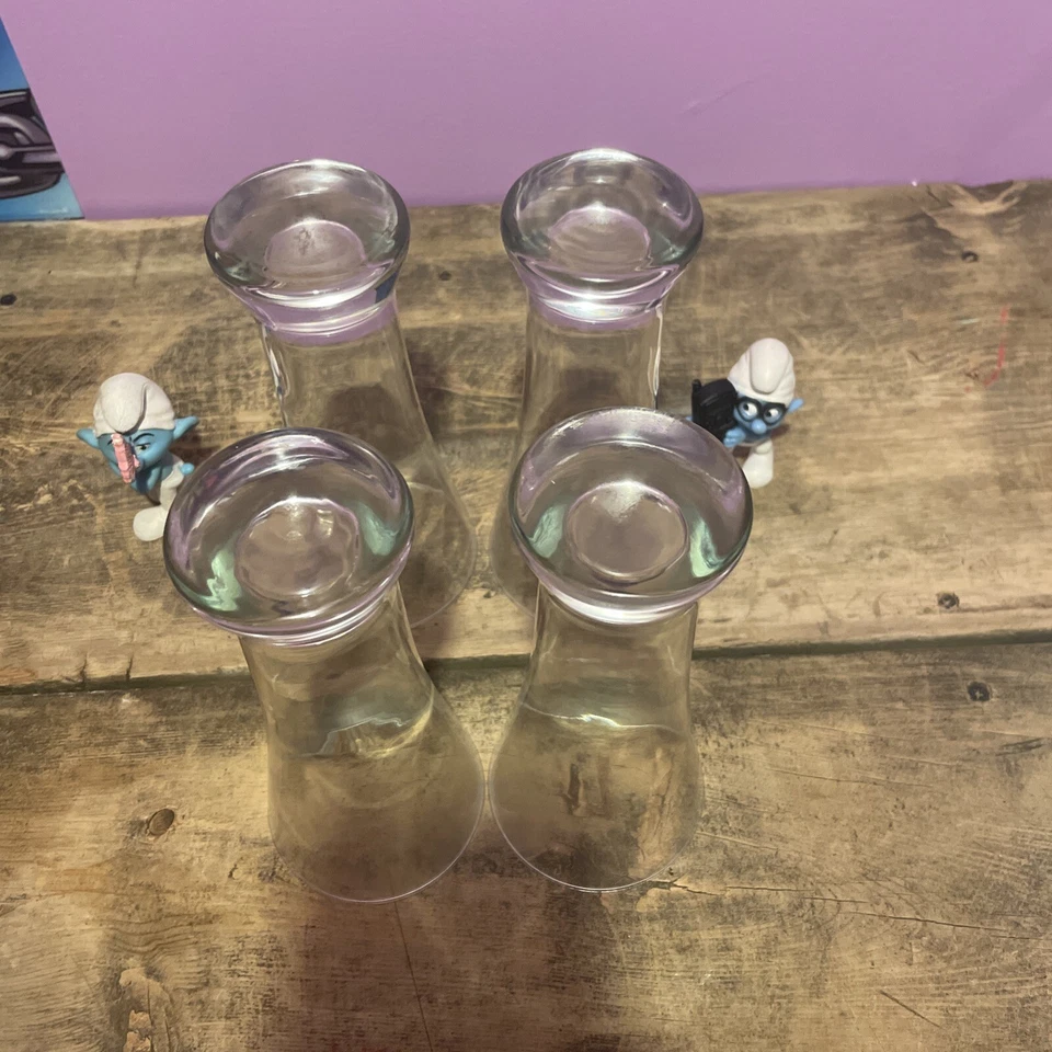 Juego de 4 vasos de cerveza Libbey Glass altos transparentes Pilsner 8" 16 oz Foto 3 de 4