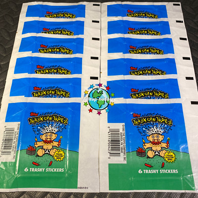 TRASH CAN TROLLS TWELVE WAX WRAPPERS TOPPS 1992 BUY MORE/$AVE! (empty/no cards)