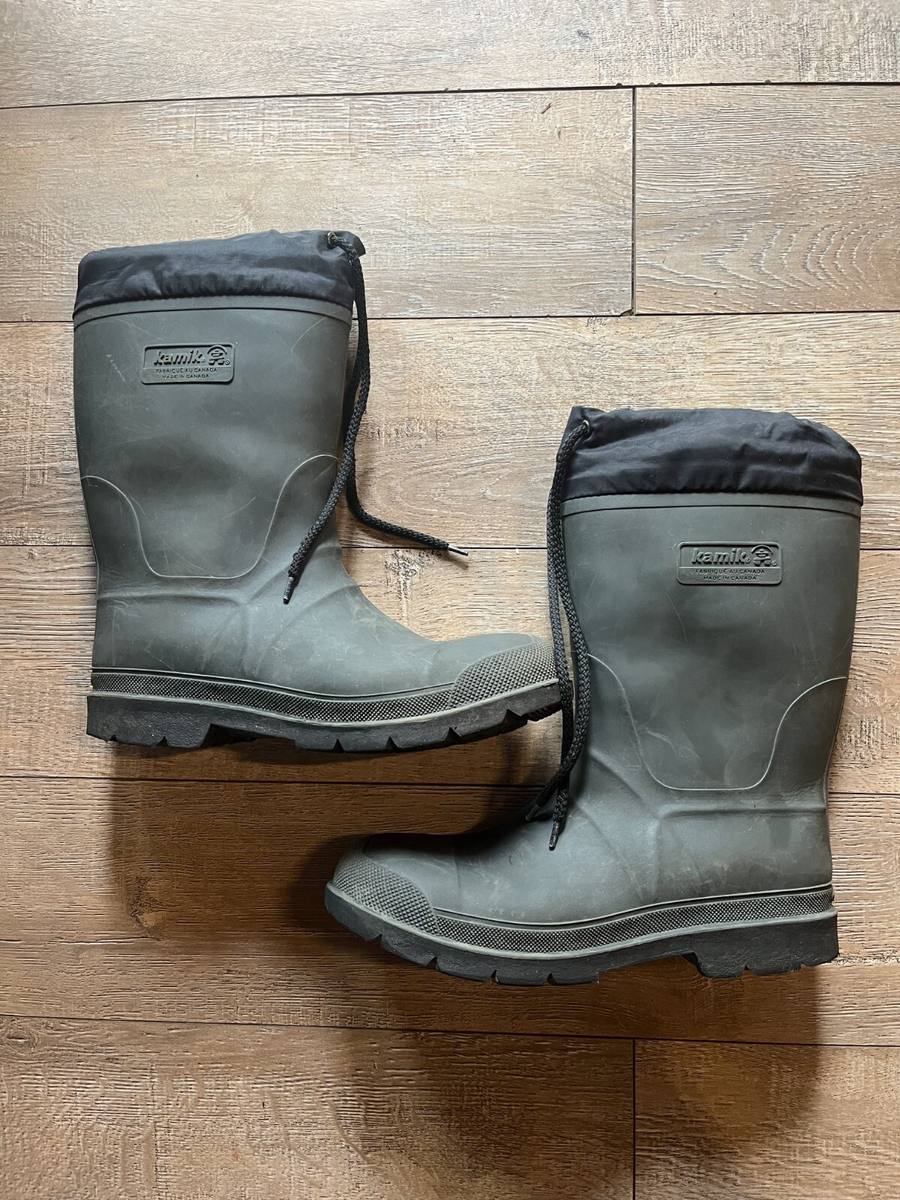 Kamik Forester Thermal Waterproof Winter Work Hunting Boots Men's Size