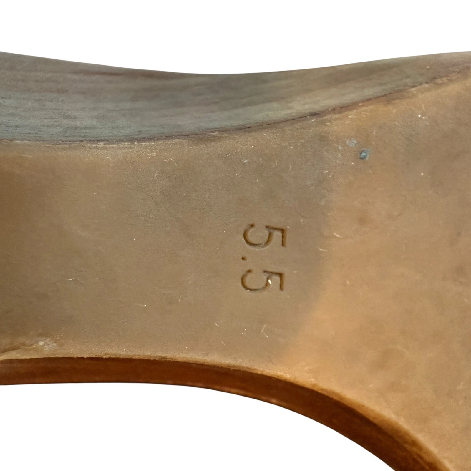 Tory Burch sandali con zeppa in pelle slide scarpe firmate nere taglia 5 5