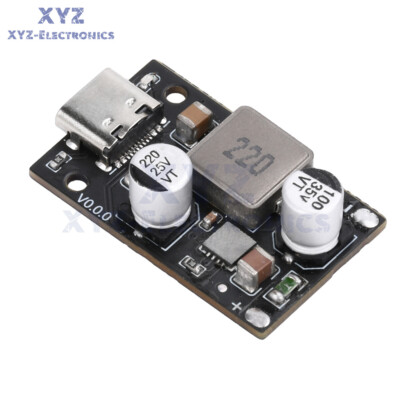 Type-C DC8~30V PD65W Fast Charging Module Step-Down Support PD3.1 QC3.0 SCP
