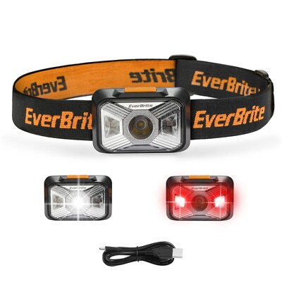 EverBrite Stirnlampe LED wiederaufladbar,Multi-modi für Wandern, Joggen