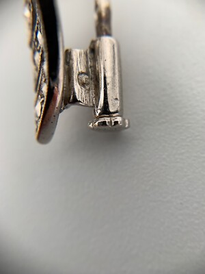 Broche Ancienne En Argent 800 Millièmes - Motif Feuillage Avec Marcassites, 6 Grammes, Vintage