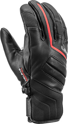 Leki Phoenix 3D black-red Ski Handschuhe Leder Unisex 653802302