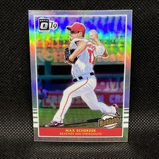 2019 Optic Prizm Max Scherzer Highlights Holo Parallel #5 Washington Nationals