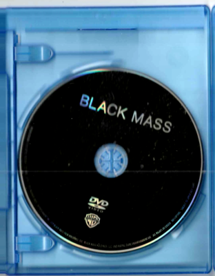 Black Mass (DVD, 2016,)Johnny Depp, B Cumberbatch,no cover or