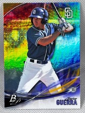 2016 Bowman Platinum TPJG Javier Guerra Holo Top Prospects San Diego Padres Card