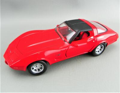 Motormax #73244 Diecast 1:24 Scale Red 1979 Chevy Corvette T