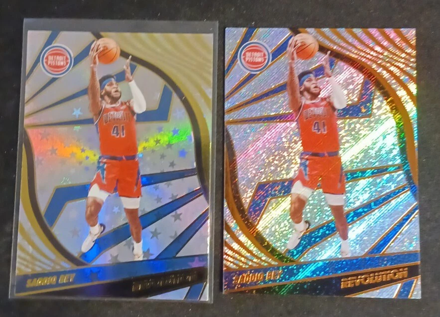 (13) 2021-22 PANINI REVOLUTION DETROIT PISTONS LOT SADDIQ BEY ASTRO RC CARD #36 - Image 3 of 4