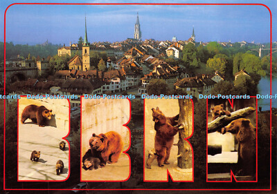 D018710 Schweiz. Bern. Altstadtbären in der Bärengrube. Wefo. Multi View