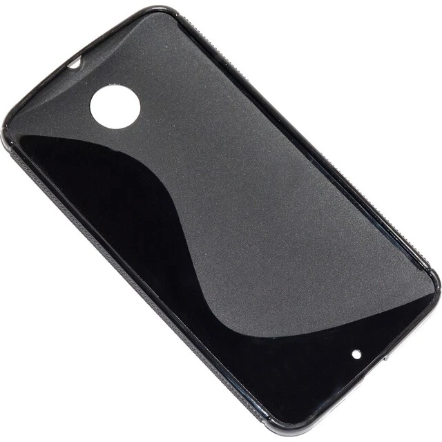 Ssyl Custodia S-line Back Cover Tpu Silicone Case Per Motorola Nexus 6 Black New - Immagine 2 di 3