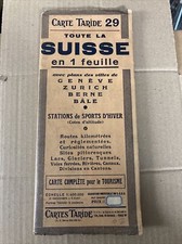 Carte Taride Numéro 39 Toute La Suisse En 1 Feuille