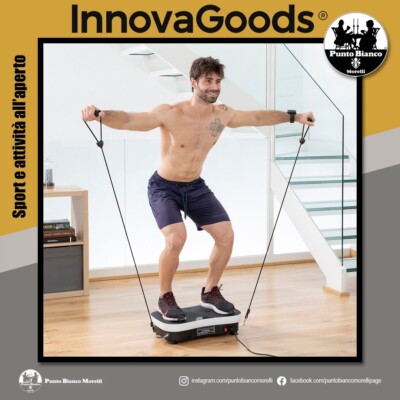 Pedana vibrante con accessori attrezzi per addominali da palestra e casa