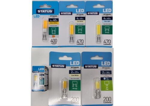 2w/4w LED G9 Capsule Light Bulb Lamp 1 2 4 10 Bulbs 20w/40w Warm/Cool/Daylight - Picture 1 of 25