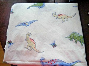 Pottery Barn Kids Twin Size Dinosaur Flat Sheet Ebay