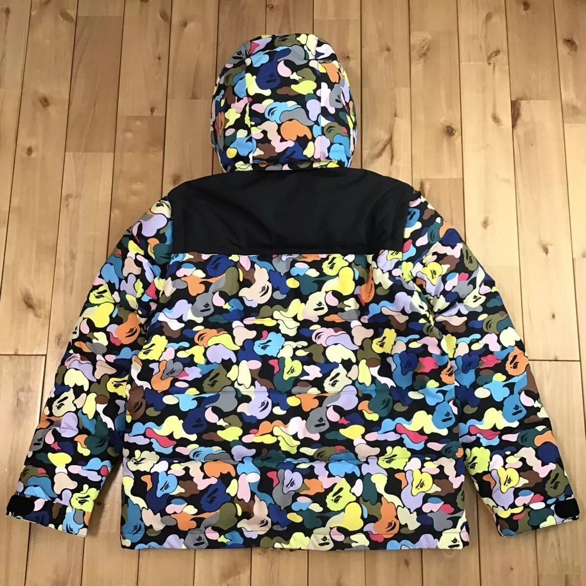 BAPE DETACHABLE 3WAY DOWN JACKET multi camo A Bathing Ape Size S