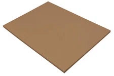 (Formerly SunWorks) Construction Paper, Light Brown, 18" x 24", 50 Sheets