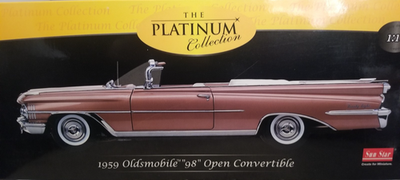 1959 Oldsmobile 98 Sun Star 1/18 Open Convertible Diecast Bronze