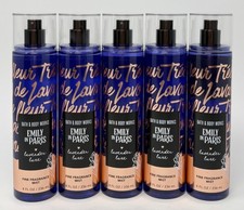 5 BATH  BODY WORKS EMILY PARIS LAVENDER LUXE FINE FRAGRANCE MIST BODY SPRAY 8OZ