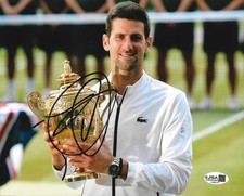 Novak Djokovic Signed 8x10 Photograph Autograph JSA COA Tennis Serbia
