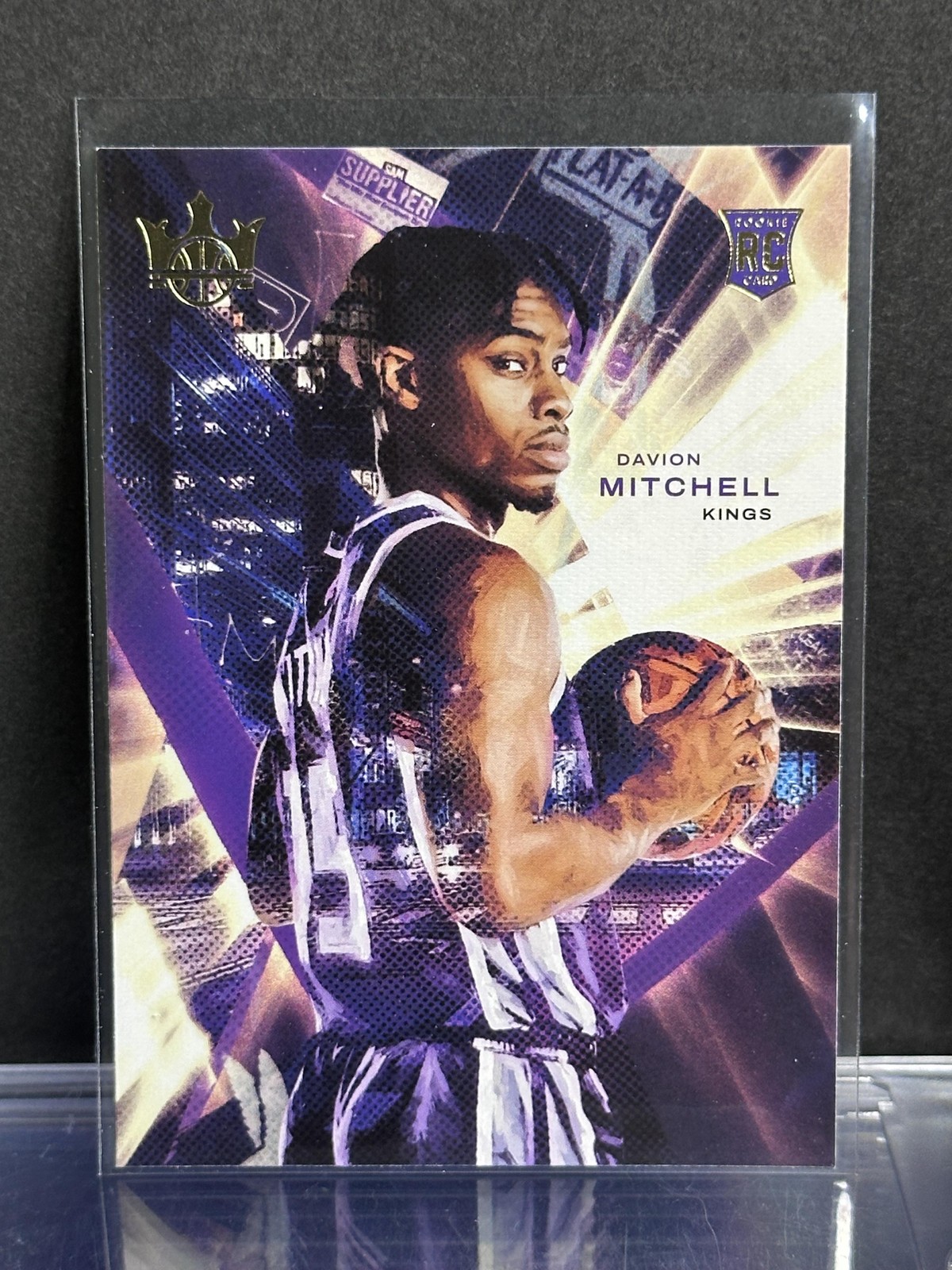 2021-22 Panini Court Kings #96 Davion Mitchell Sacramento Kings Rookie