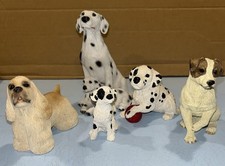 Lot of 5 Dogs - 3 Dalmatian 1 Terrier, 1 Cocker Spaniel - Adorable Collectible