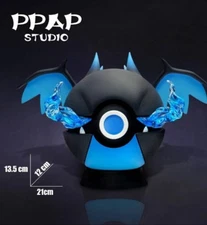 Pokemon - PPAP Studio - Pokeball Mega Charizard X Resin Statue