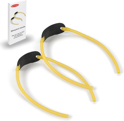 2 Pack Slingshot Replacement Band, Heavy Duty Wrist Rocket Elastic Rubber Bands