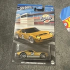 Hot Wheels 1971 Lamborghini Miura SV Diecast Car Vintage Racing Club 4/6 Scale