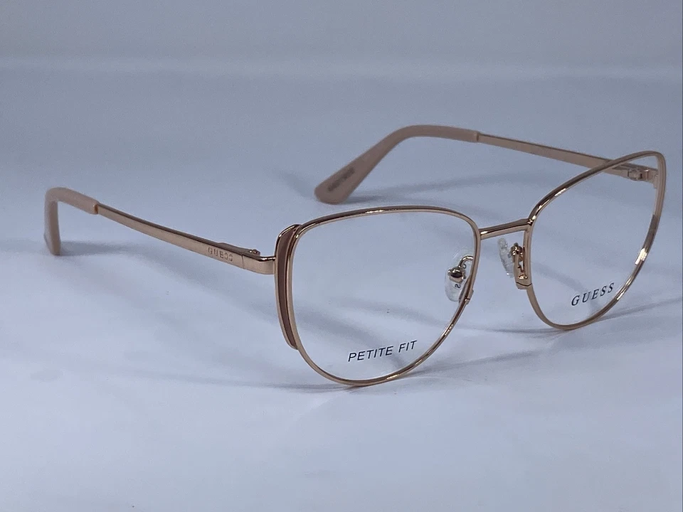 Marco de gafas pequeñas para mujer GUESS GU2904 074 NOS dorado/rosa 50-16-140 Foto 3 de 4