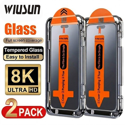 #ad Full Cover Tempered Glass for iphone 17 16 15 14 13 Pro Max 17E Screen Protector $9.99