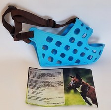 XL Dog Muzzle Long Snout Basket Muzzles for Dogs Anti Biting Scavenging Licking