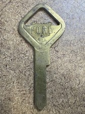 Vintage Ford Usa Brass Ignition B Key Triangle Shaped Used