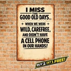 Nostalgic I'm So Glad Retro Print Tin Sign Vintage Home Wall Art 8x12