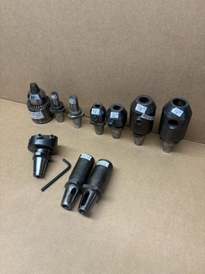 PDQ 702 Series Milling Attachment Lot. (10pcs.)   Akron, Oh. USA
