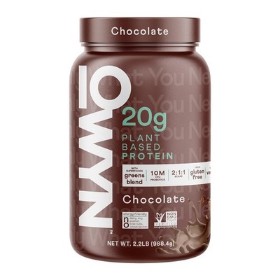 Chocolate Flavored Protein Powder, 20g Protein, 4g Sugar, 3g Fiber, Dairy Fre...